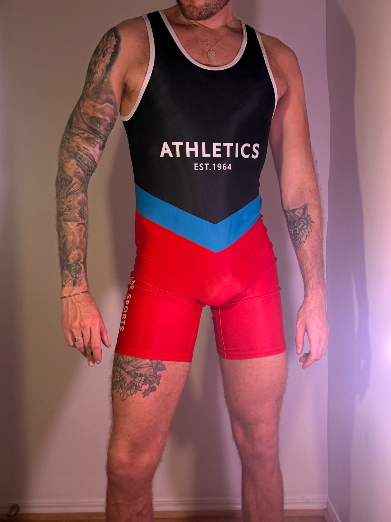 Rane Sport Wrestling Singlet | Size M | Multi Coloured