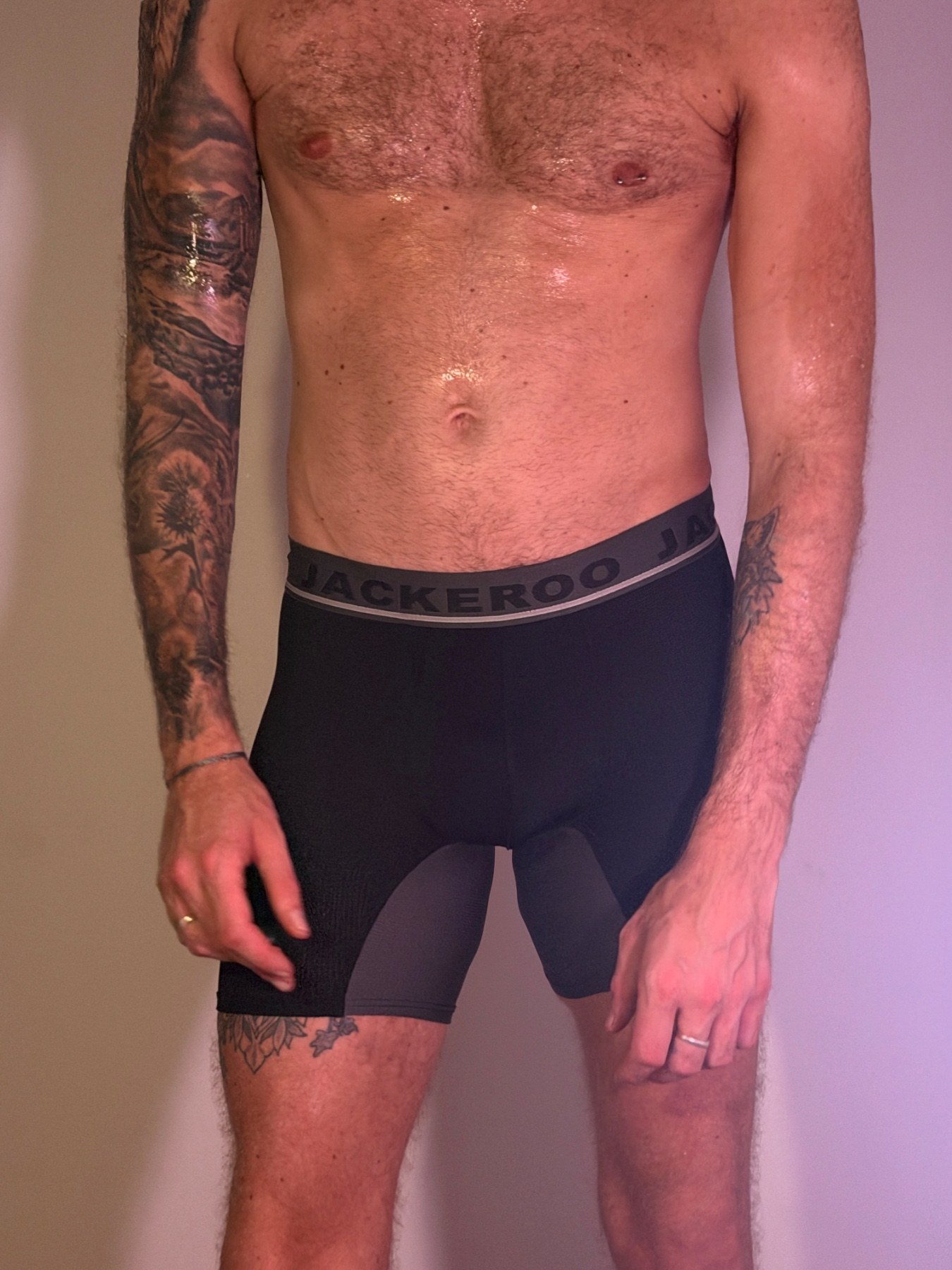 Jackeroo Trunks | Size S | Black & Grey